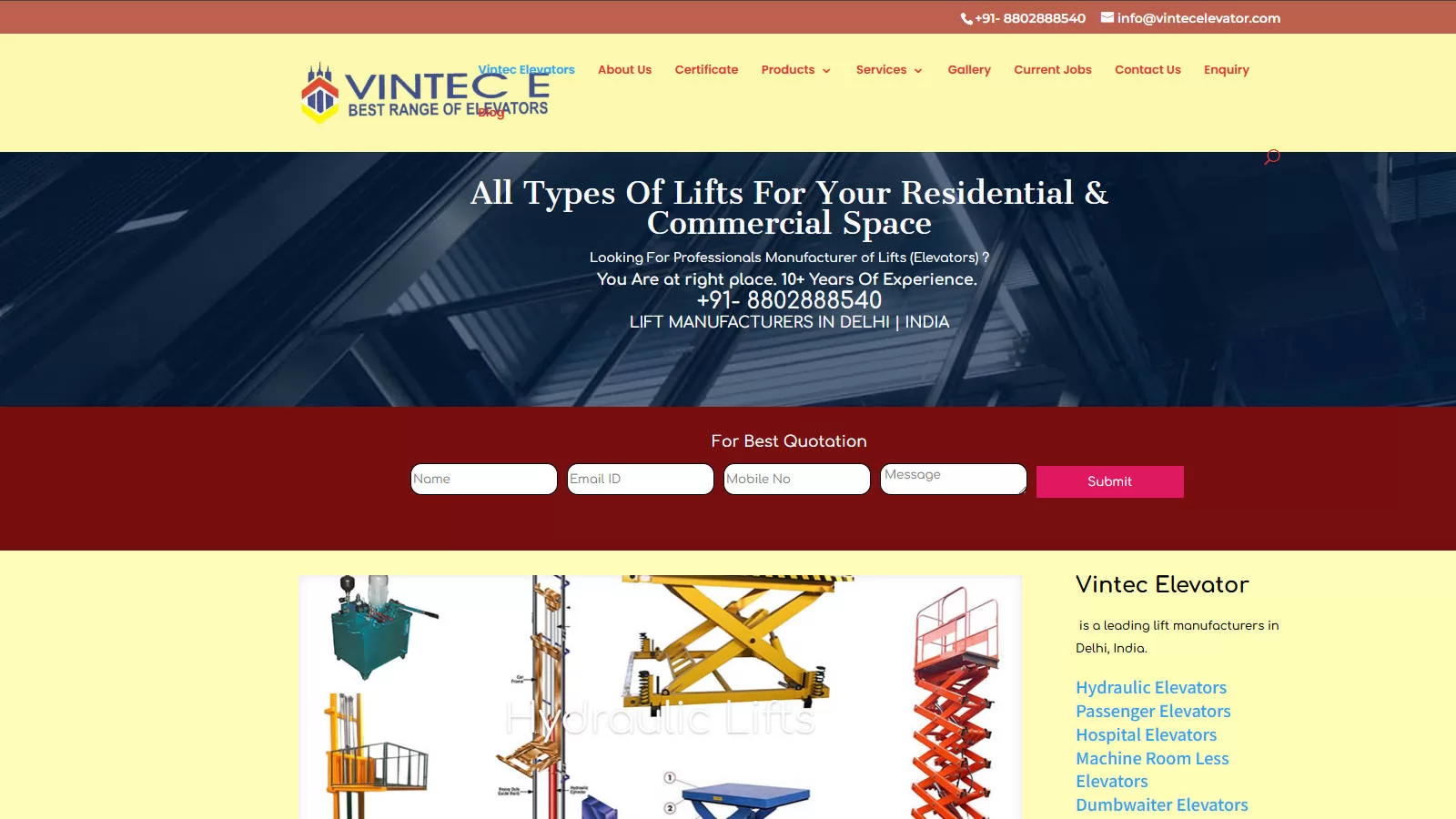 Vintec Elevators